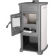 Stove Bella Thalia, beige, 5,4 kW, 120 cm, cast iron/chamotte Stove Bella Thalia, beige, 5,4 kW, 120 cm, cast iron/chamotte