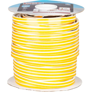 Door seal tesamoll® profile D, 9 mm, brown, 100 m