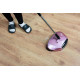 Hand propelled sweeper Sandy EF1 chromiun/pink