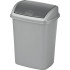 Curver® DOMINIK prügikast 10L, hõbe/grafiit