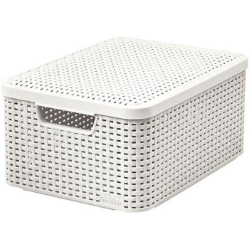 Pesukorv Curver® STYLE M KAAS, valge, 38x29x17 cm, kaanega Pesukorv Curver® STYLE M KAAS, valge, 38x29x17 cm, kaanega