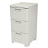 Kummut Curver® STYLE 3x sahtlit, kreem, 33x60x38 cm