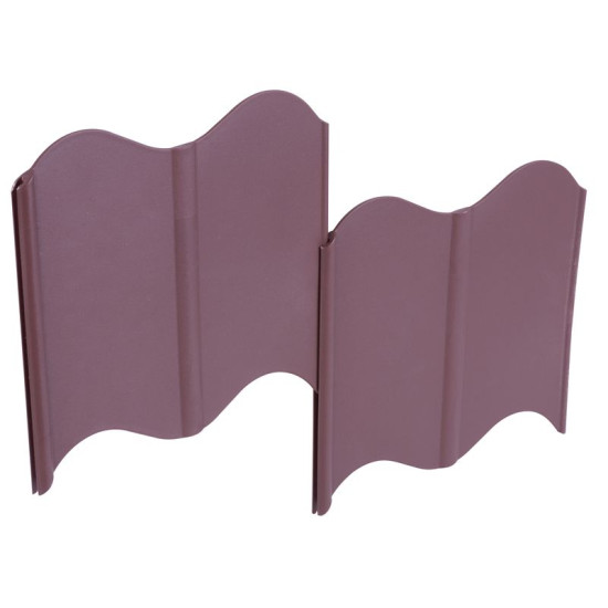 Grass hem LE799, brown, 120 mm, plastic, 32 pcs, 5.1 m