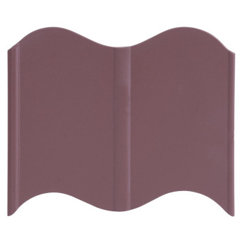 Grass hem LE799, brown, 120 mm, plastic, 32 pcs, 5.1 m