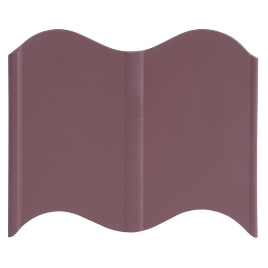 Grass hem LE799, brown, 120 mm, plastic, 32 pcs, 5.1 m