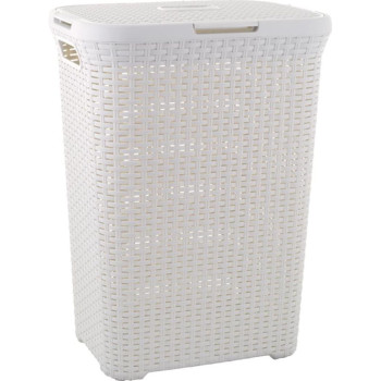 Pesukorv Curver® NATURAL STYLE 60L, kreem, 44x61x34 cm Pesukorv Curver® NATURAL STYLE 60L, kreem, 44x61x34 cm