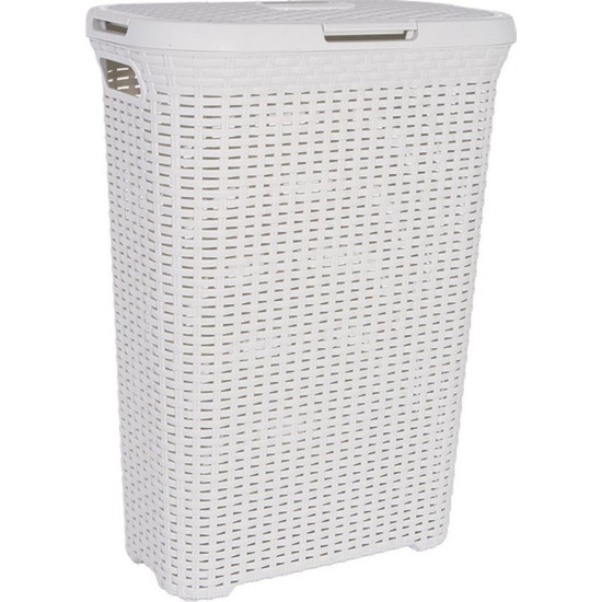 Pesukorv Curver® STYLE 40L, kreem, 61x26x44 cm