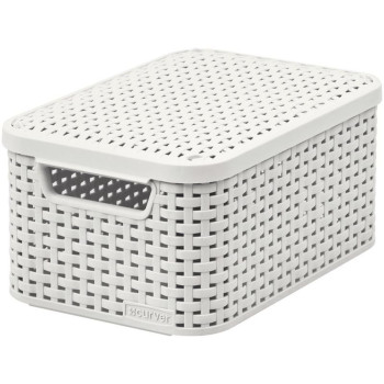Pesukorv Curver® STYLE2 LID S, kreem, 29x20x14 cm, kaanega Pesukorv Curver® STYLE2 LID S, kreem, 29x20x14 cm, kaanega