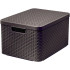 Ящик для белья сurver® STYLE2 LID L, темно-коричневая, 45x25x33 см, с крышкой