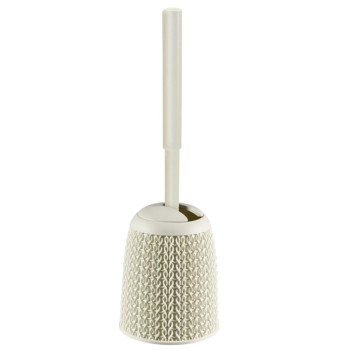 Toilet brush Curver® KNIT, cream, 14x43x14 mm, for bathroom
