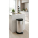 Prügikast Curver® DECO BIN 40L, hõbe/must, prügi jaoks Prügikast Curver® DECO BIN 40L, hõbe/must, prügi jaoks