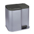 Prügikast Curver® DUO BIN 21L, hõbe/must, prügi jaoks