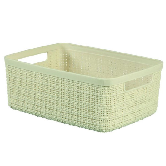 Laundry basket Curver® JUTE S 5L, cream, 27x11x20 cm