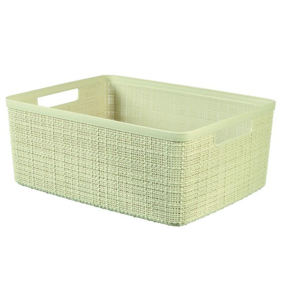 Корзина Curver® JUTE M 12 литров, кремовая, 36x28x15 см