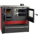 Panonia stove, red, right outlet Panonia stove, red, right outlet