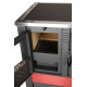 Panonia stove, red, right outlet Panonia stove, red, right outlet