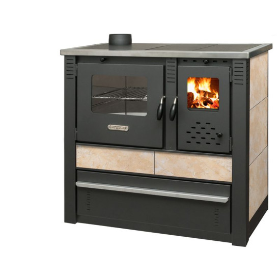 Panonia stove, beige, left outlet Panonia stove, beige, left outlet