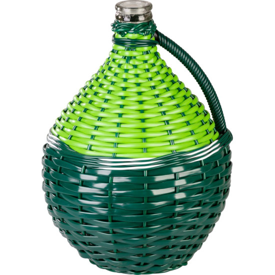 Demijohn саdа Wilo 10 lit, Бутыль для вина в корзине сlаssiс, стекло/пластик, MIX сolors Demijohn саdа Wilo 10 lit, Бутыль для вина в корзине сlаssiс, стекло/пластик, MIX сolors