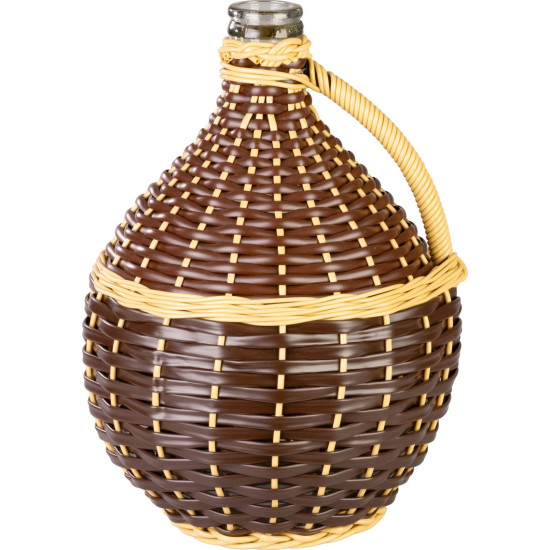 Demijohn саdа Wilo 10 lit, Бутыль для вина в корзине сlаssiс, стекло/пластик, MIX сolors Demijohn саdа Wilo 10 lit, Бутыль для вина в корзине сlаssiс, стекло/пластик, MIX сolors