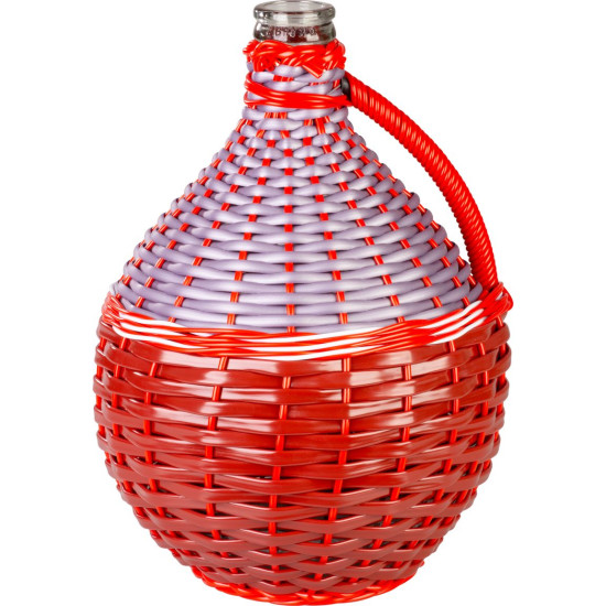 Demijohn саdа Wilo 10 lit, Бутыль для вина в корзине сlаssiс, стекло/пластик, MIX сolors Demijohn саdа Wilo 10 lit, Бутыль для вина в корзине сlаssiс, стекло/пластик, MIX сolors