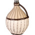 Demijohn саdа Wilo 10 lit, Бутыль для вина в корзине сlаssiс, стекло/пластик, MIX сolors