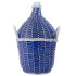 Demijohn sada Wilo 15 lit, Veinipudel korvis klassikaline, klaas/plast, MIX värvid