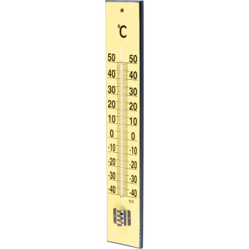Wooden thermometer TMM-018 Yellow Flatter, 450x80x20 mm Wooden thermometer TMM-018 Yellow Flatter, 450x80x20 mm