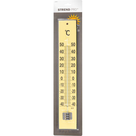 Termomeeter Strend Pro, TMM-018 Yellow Flatter, 450x80x20 mm, puidust Termomeeter Strend Pro, TMM-018 Yellow Flatter, 450x80x20 mm, puidust