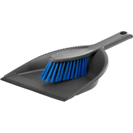 Cleaning set York 062040, AZUR sweeping brush with shovel, rubber strip