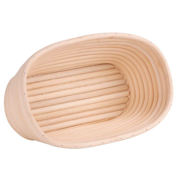 Ratan basket MagicHome, for sourdough bread, max. 700 g, 30x14x7 cm, oval