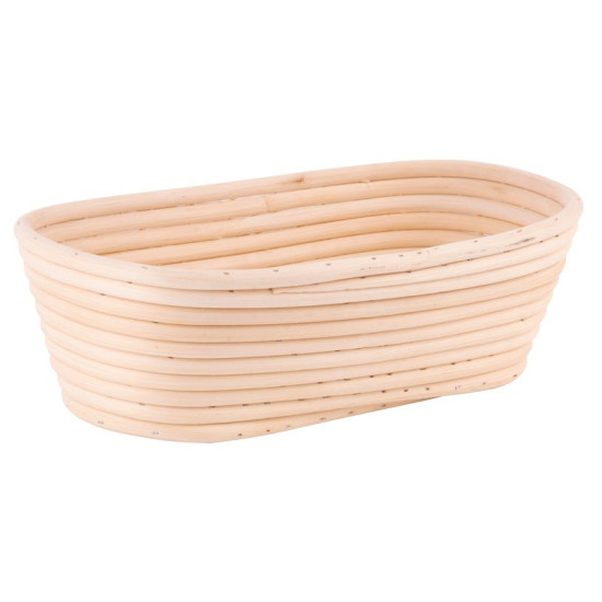 Ratan basket MagicHome, for sourdough bread, max. 700 g, 30x14x7 cm, oval