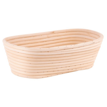 Ratan basket MagicHome, for sourdough bread, max.850 g, 35x14x7 cm, oval