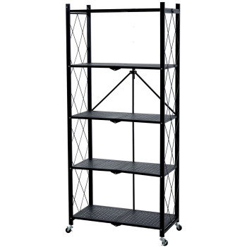 Rack Racks RAW5T, metal, 5 shelves, 1630x720x340 mm, max. 50 kg/shelf, portable