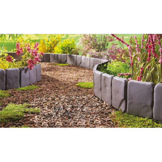 Grass hem Strend Pro Garden, stone imitation, pack. 10 pcs Grass hem Strend Pro Garden, stone imitation, pack. 10 pcs
