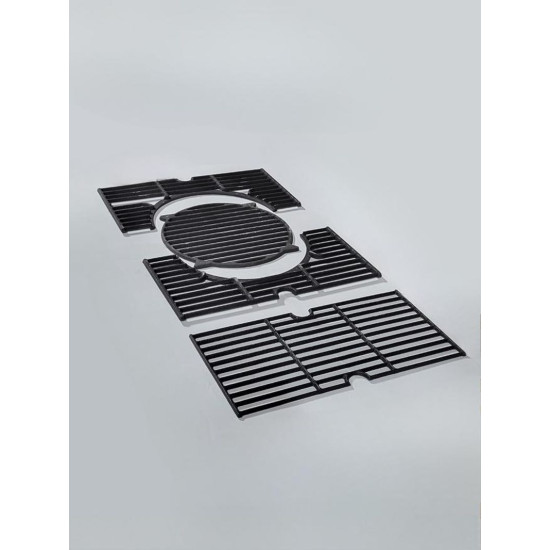 Grill grate Manresa BBQ 225x440 mm, with the inner ring of the grate Grill grate Manresa BBQ 225x440 mm, with the inner ring of the grate