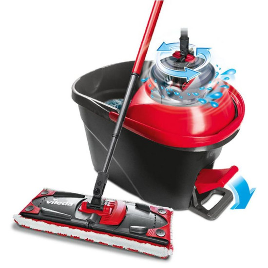Puhastuskomplekt Vileda Ultramax TURBO mop+ämber + FROSCH tasuta