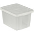 Коробка с крышкой Curver® ESSENTIALS 26 литров, полупрозрачная, 44x34x27 см