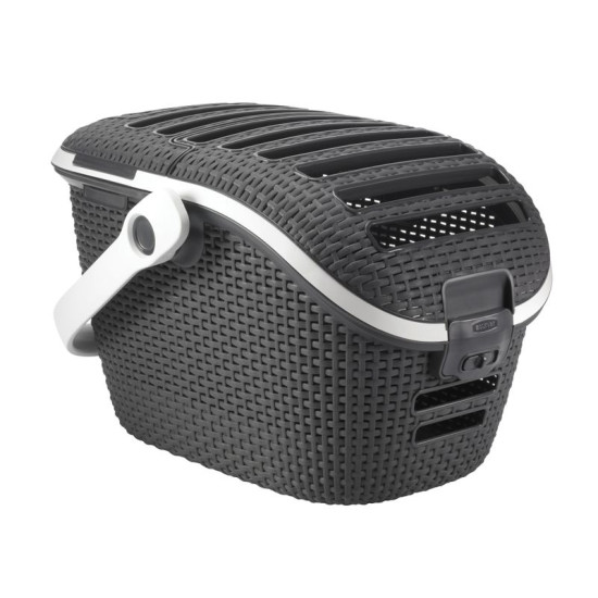 Коробка Curver® PET CARRIER, антрацит, 38x51x33 см, транспортная, для кошек и собак