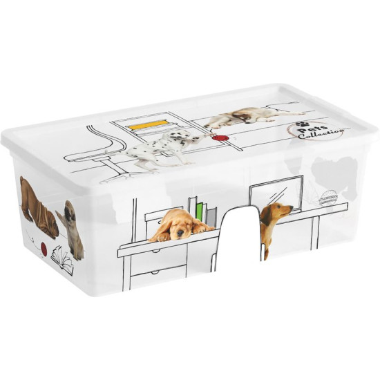 Коробка с крышкой KIS C Style Pets XS, 6 лит., 19x34x12 см Коробка с крышкой KIS C Style Pets XS, 6 лит., 19x34x12 см