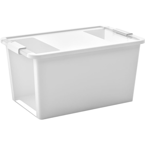 Коробка с крышкой KIS Bi-Box L, 40 л., белая, 35x55x28 см Коробка с крышкой KIS Bi-Box L, 40 л., белая, 35x55x28 см