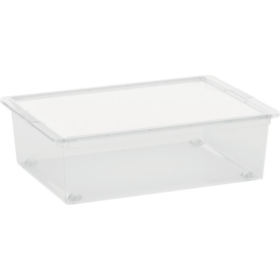 Kaanega karp KIS C-box L, 27 lit., poolläbipaistev, 39x55x16 cm Kaanega karp KIS C-box L, 27 lit., poolläbipaistev, 39x55x16 cm