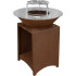 Grill Strend Pro Fiesta, rust, steel, diameter 75 cm, with fireplace
