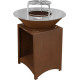 Grill Strend Pro Fiesta, ржавчина, сталь, диаметр 75 см, с камином Grill Strend Pro Fiesta, ржавчина, сталь, диаметр 75 см, с камином