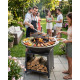 Grill Strend Pro Fiesta, anthracite, steel, diameter 100 cm, with fireplace