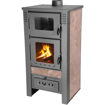 Печь Pro TAURUS Ceramic, мокка, 12 кВт, 120 мм, с духовкой