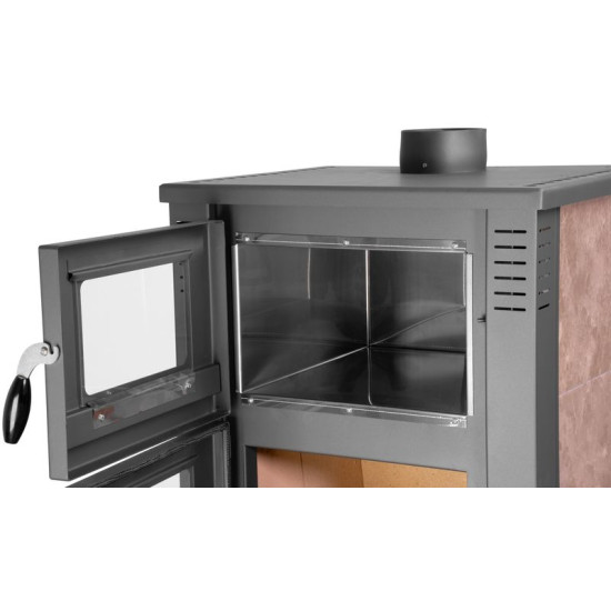 Печь Pro TAURUS Ceramic, мокка, 12 кВт, 120 мм, с духовкой