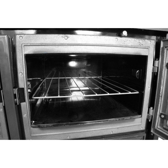 Stove 801 STELA, right outlet, black Stove 801 STELA, right outlet, black