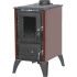 Stove 806 Iglo, 9 kW, cast iron, burgundy