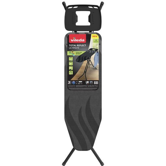 Vileda Total Reflect Ultimate M Ironing Board, black