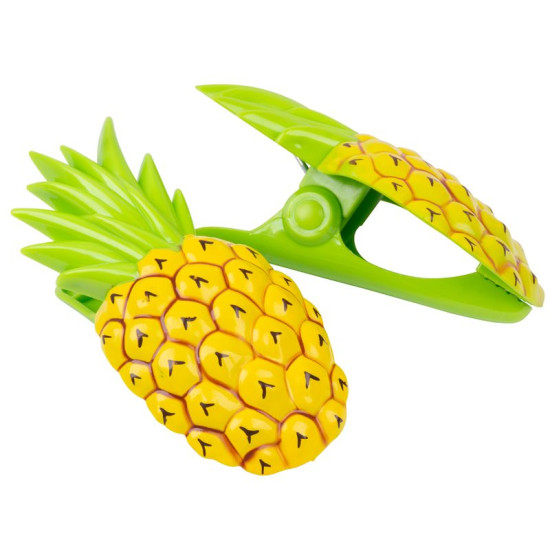 Beach towel pliers, 12x7x5cm, 2 pcs, pineapples